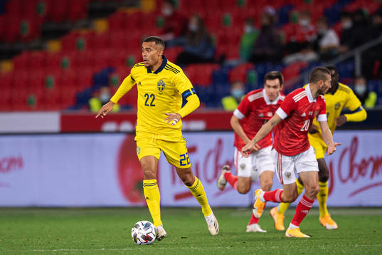 Robin Quaison of Sweden