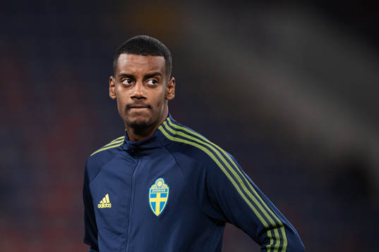 Alexander Isak of Sweden