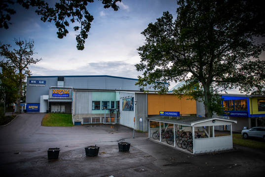 Exteriör bild av Be-Ge Hockey Center