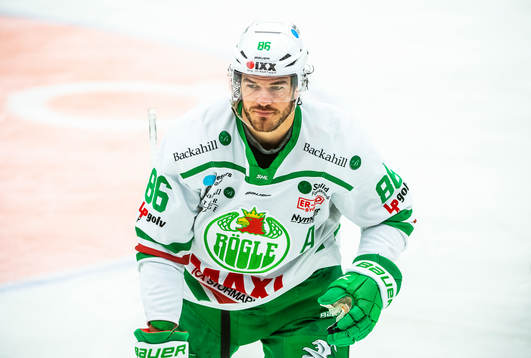 Rögles Eric Gelinas jublar