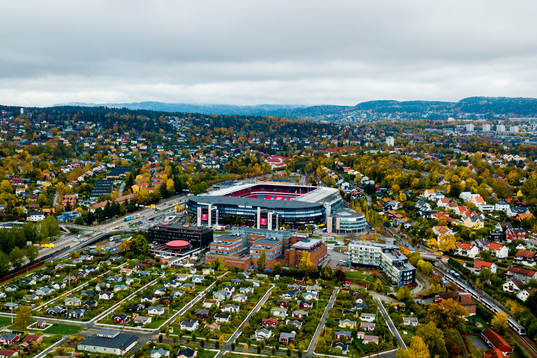 General view of Ullevaal Stadion
