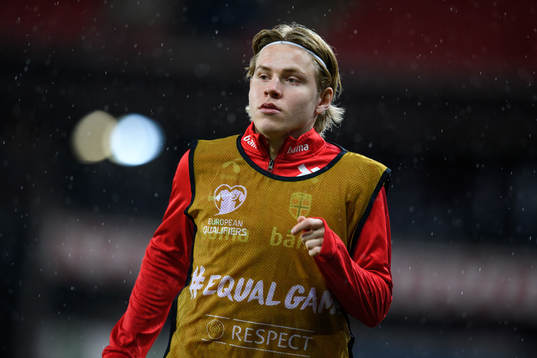 Jens Petter Hauge of Norway