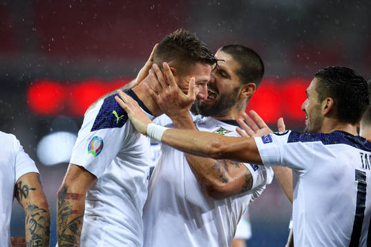 Sergej Milinkovic-Savic, Aleksandar Mitrovic and Dusan