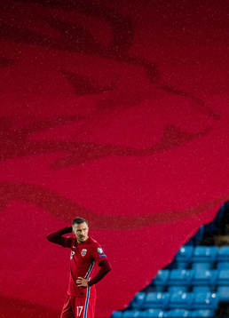 Martin Linnes of Norway looks dejected