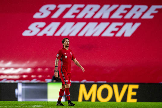 Stefan Strandberg of Norway looks dejected