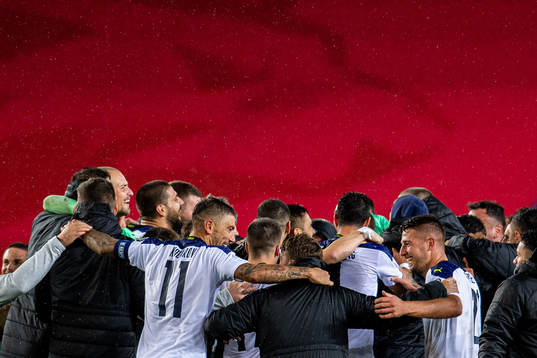 Aleksandar Kolarov, Sergej Milinkovic-Savic and players of
