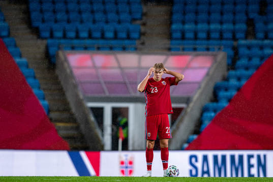 Bläddra bland fler bilder av Football, UEFA Euro Qualifier, play-off, Norway - Serbia