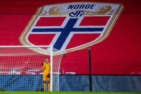 Goalkeeper Rune Almenning Jarstein of Norway