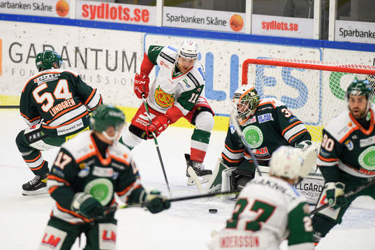 Moras Alexander Hilmersson och Kristianstads målvakt