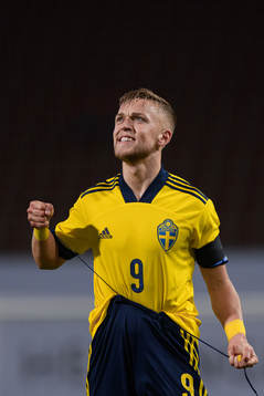 Jesper Karlsson of Sweden reacts
