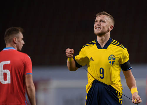 Jesper Karlsson of Sweden reacts
