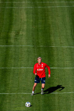 Morten Thorsby of the Norwegian national football team