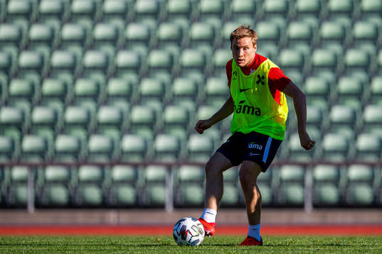 Jonas Svensson of the Norwegian national football team