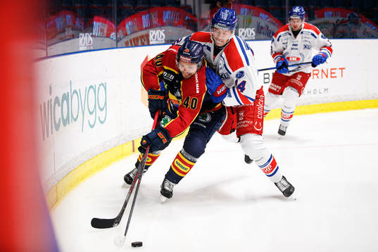 Djurgårdens Jacob Josefson och Oskarshamns Kim Strömberg