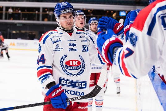 Oskarshamns Nolan Zajac jublar