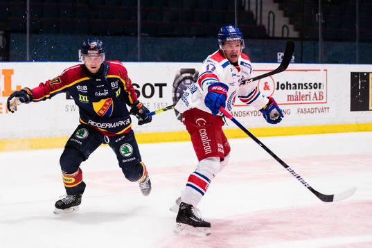 Djurgårdens Jesper Pettersson och Oskarshamns Jonas