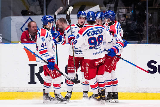 Oskarshamns Nolan Zajac, Oliver Larsen och Jonas Engström