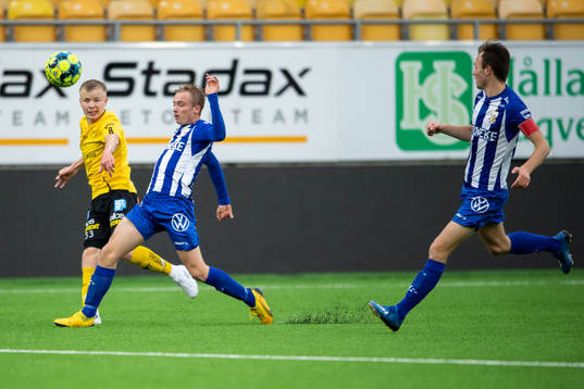 Elfsborgs Kevin Liimatainen och IFK Göteborgs Hannes