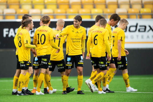 Elfsborgs spelare jublar