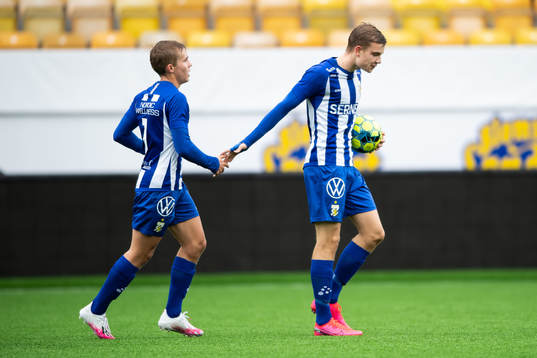 IFK Göteborgs Alfons Nygaard jublar