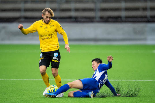 Elfsborgs Jack Cooper Love och IFK Göteborgs Hugo Moldin