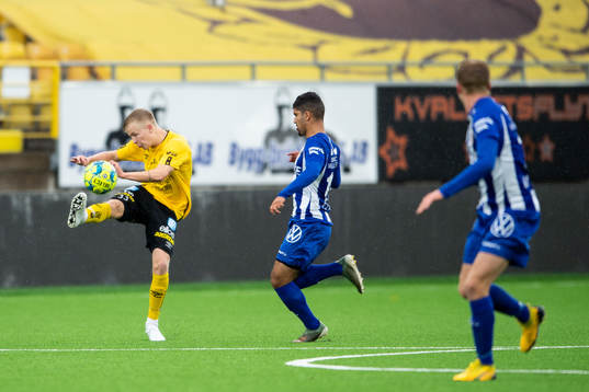 Elfsborgs Kevin Liimatainen och IFK Göteborgs Ishak Shamoun