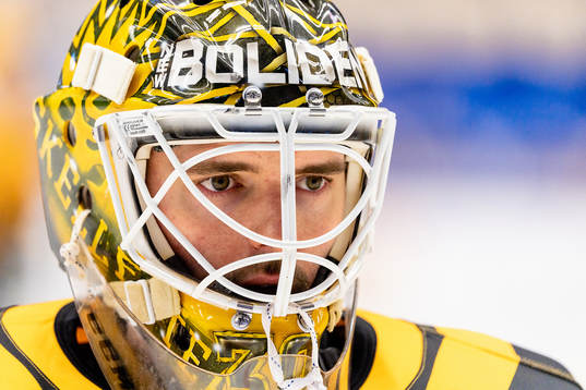Skellefteås målvakt Gustaf Lindvall