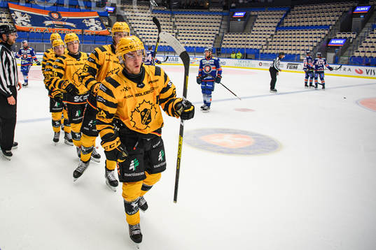 Skellefteås Andreas Wingerli jublar