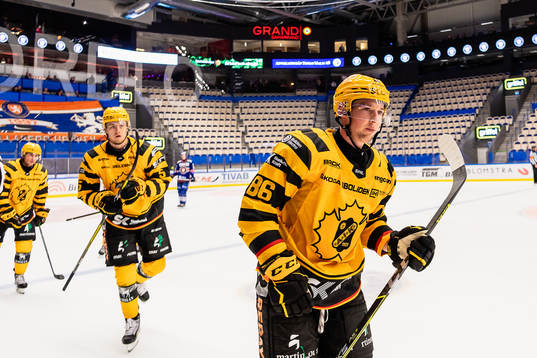 Skellefteås Tyler Morley jublar