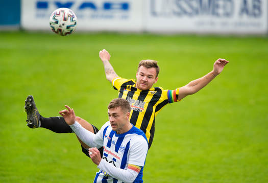 IFK Hässleholms William Andersson i matchen mellan IFK