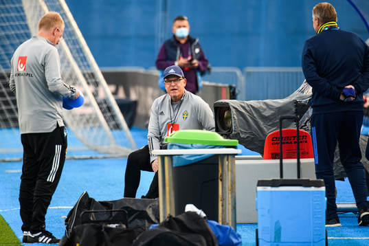 Head coach Janne Andersson of the Swedish national football