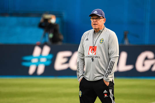 Head coach Janne Andersson of the Swedish national football