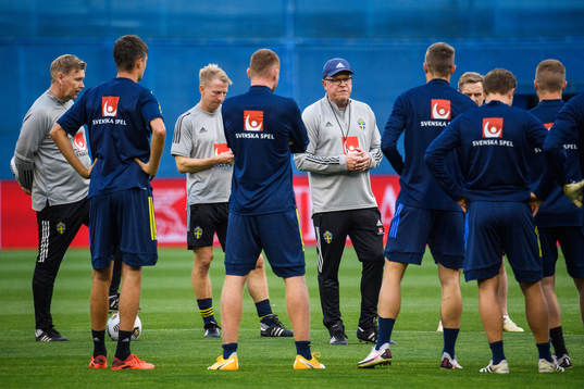 Head coach Janne Andersson of the Swedish national football