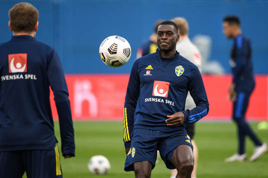 Ken Sema of the Swedish national football team