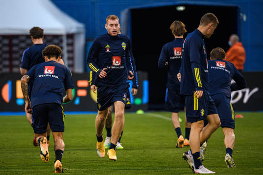 Dejan Kulusevski of the Swedish national football team