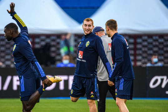 Dejan Kulusevski of the Swedish national football team
