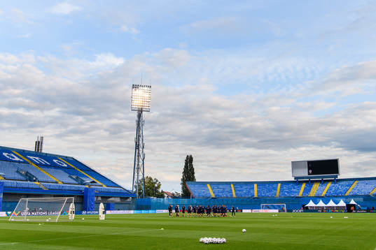Players of the Swedish national football team gather