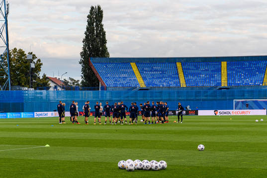 Players of the Swedish national football team gather