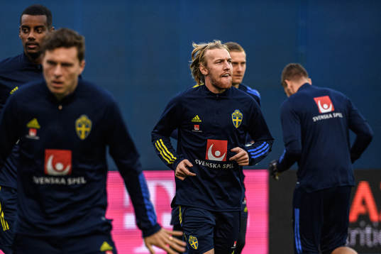 Emil Forsberg of the Swedish national football team