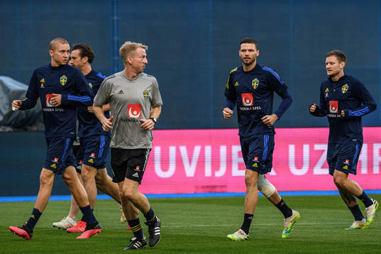 Marcus Berg of the Swedish national football team
