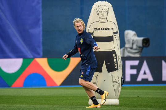 Emil Forsberg of the Swedish national football team