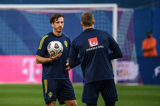 Gustav Svensson of the Swedish national football team