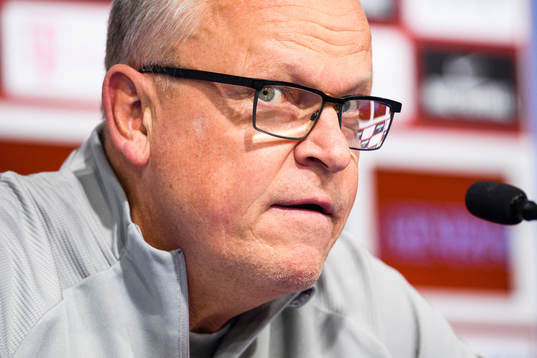 Head coach Janne Andersson of the Swedish national football