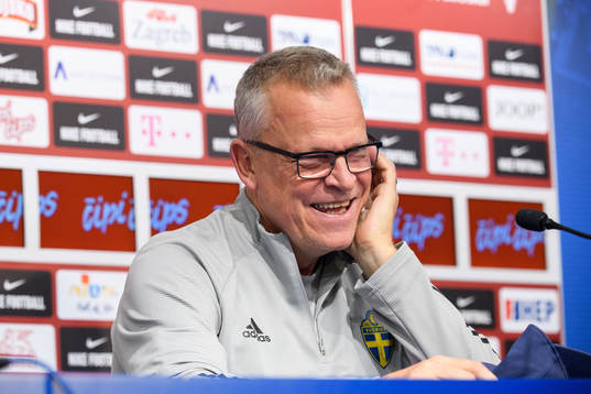 Head coach Janne Andersson of the Swedish national football