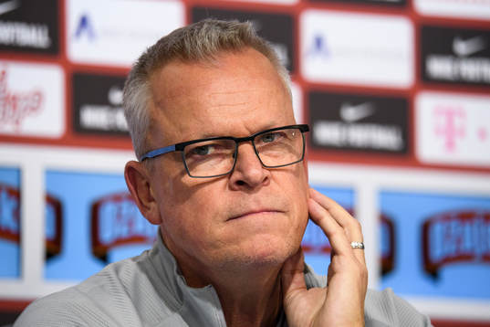 Head coach Janne Andersson of the Swedish national football