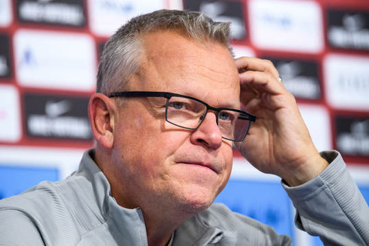 Head coach Janne Andersson of the Swedish national football