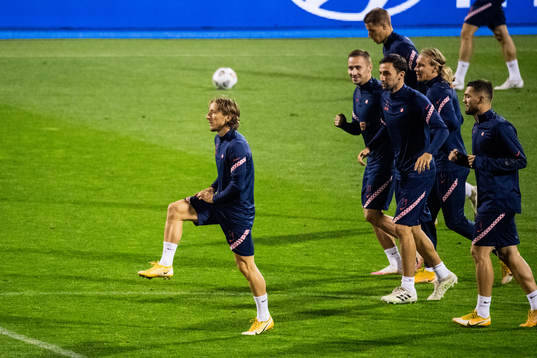 Luka Modric of the Croatian national football team