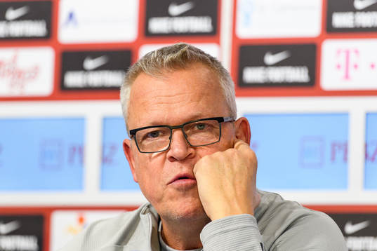 Head coach Janne Andersson of the Swedish national football
