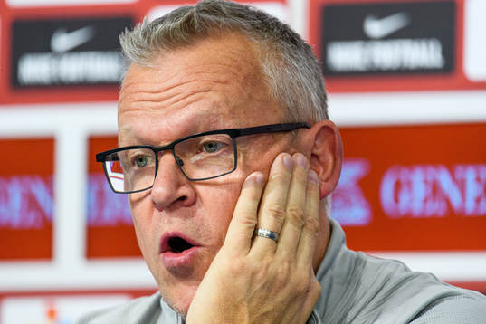 Head coach Janne Andersson of the Swedish national football