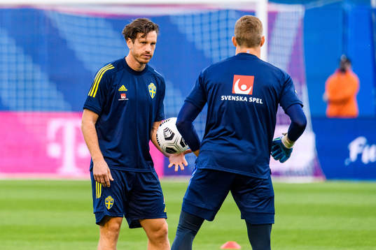 Gustav Svensson of the Swedish national football team